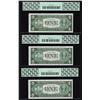 Image 2 : (3) Sequential 1935H $1 Silver Certificate Notes PCGS Choice New 63PPQ