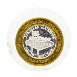 .999 Silver Las Vegas Centennial $10 Casino Gaming Token Limited Edition