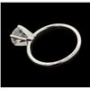 Image 3 : 14KT White Gold 1.05ct Diamond Solitaire Ring