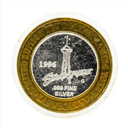 .999 Silver Stratosphere $10 Casino Gaming Token Limited Edition