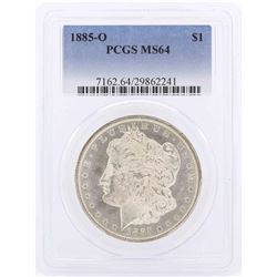 1885-O $1 Morgan Silver Dollar Coin PCGS MS64