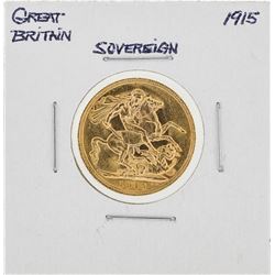 1915 Great Britain Sovereign Gold Coin