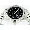 Image 7 : Rolex Mens Stainless Steel Emerald and 1.20ctw Diamond Datejust Wristwatch