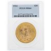 Image 1 : 1924 $20 St. Gaudens Double Eagle Gold Coin PCGS MS64