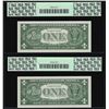 Image 2 : (2) Sequential 1957 $1 Silver Certificate STAR Notes PCGS Superb Gem New 68PPQ
