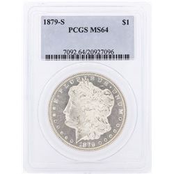 1879-S $1 Morgan Silver Dollar Coin PCGS MS64