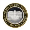 Image 2 : .999 Silver Bellagio Las Vegas $10 Casino Gaming Token Limited Edition