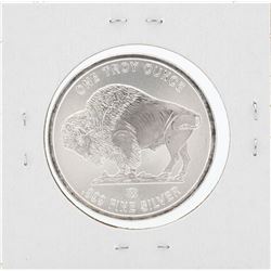 1 oz .999 Fine Silver Buffalo Round