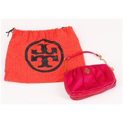 Tory Burch Pink Satin Mini Purse