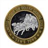 Image 2 : .999 Silver Sams Town Las Vegas $10 Casino Gaming Token Limited Edition