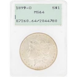 1899-O $1 Morgan Silver Dollar Coin PCGS MS64