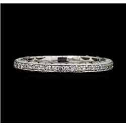 14KT White Gold 0.80ctw Diamond Wedding Band