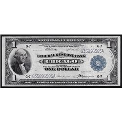 1914 $1 The Federal Reserve Bank of Chicago National Currency Note