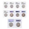 Image 2 : Lot of (10) 1886 $1 Morgan Silver Dollar Coins PCGS MS65