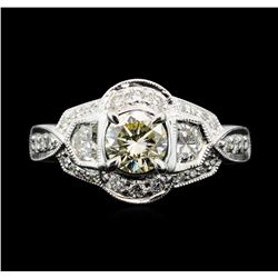 18KT White Gold 1.40ctw Diamond Ring