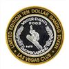 Image 2 : .999 Silver Las Vegas Club $10 Casino Gaming Token Limited Edition