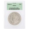 Image 1 : 1884-O $1 Morgan Silver Dollar Coin PCGS MS64