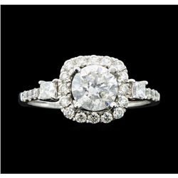 18KT White Gold 1.63ctw Diamond Ring