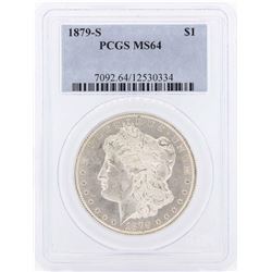 1879-S $1 Morgan Silver Dollar Coin PCGS MS64