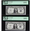 Image 1 : (2) Sequential 1935H $1 Silver Certificate Notes PCGS Very Choice New 64PPQ