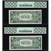 Image 2 : (2) Sequential 1935H $1 Silver Certificate Notes PCGS Very Choice New 64PPQ