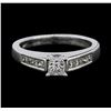 Image 1 : 14KT White Gold 0.78ctw Diamond Ring