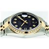 Image 7 : Rolex Mens Two Tone 14KT Yellow Gold Sapphire and Diamond Datejust Wristwatch