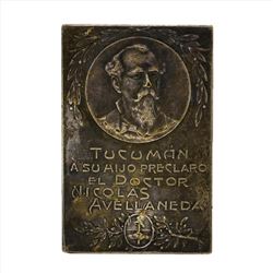 1912 Silver Plaque Argentina Medal