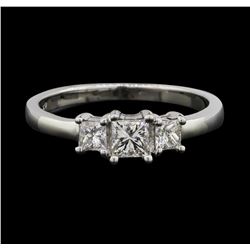 14KT White Gold 0.50ctw Diamond Ring