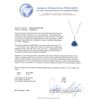 Image 3 : Platinum 6.78ct GIA Cert Tanzanite and Diamond Pendant with Chain