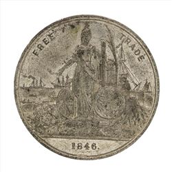 1846 Free Trade Anti-Corn Law League Medal