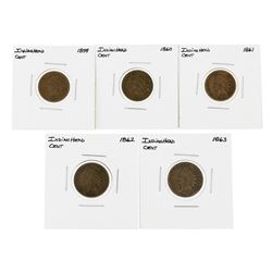 Set of 1859-1861 Indian Head Cents