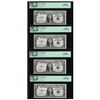 Image 1 : (4) Sequential 1935H $1 Silver Certificate Notes PCGS Choice New 63PPQ