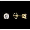 Image 2 : 14KT Yellow Gold 1.48ctw Diamond Earrings