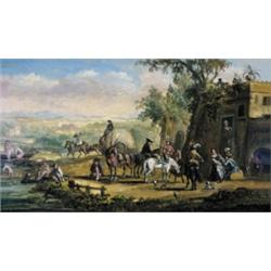  Italiaanse School -,  Zuiders landscha…