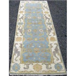 Lustrous Lush Pile High Quality handmade Sultan-Abad Design Runner