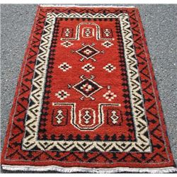 Charming Collectible Hand Woven Lush Pile Shirvan-Kazak Rug