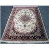 Image 1 : Beautiful handmade all Silk Signed Persian Qum Rug