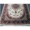 Image 3 : Beautiful handmade all Silk Signed Persian Qum Rug