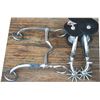 Image 1 : Buermann set - like new drop shank spurs and grazing bit