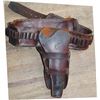 Image 1 : early gun rig, double loop, leaf embossed, .45 impressed, money belt,