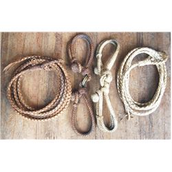 4 rawhide show pieces