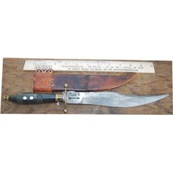 early Mexican P Lepe long dagger and scabbard