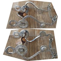 Vogt unusual pattern silver overlaid bit
