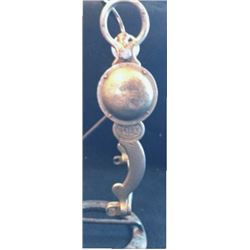 Daisy chased iron spade with large conchos