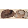 Image 1 : 2 Western hats with silver hat bands, lots of character
