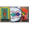 Image 1 : 3 small Warm Springs beaded purses & wallet