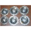 Image 1 : 6 silver conchos, 1 3/4" and 1 1/2", no loop on backs