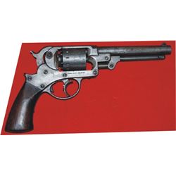 Starr 1858 DA army percussion revolver .44 self cocking marked ZS for Zerelda Samuels, Jessie James'