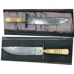 George Miller 101 Ranch ivory handle Sheffield bowie knife